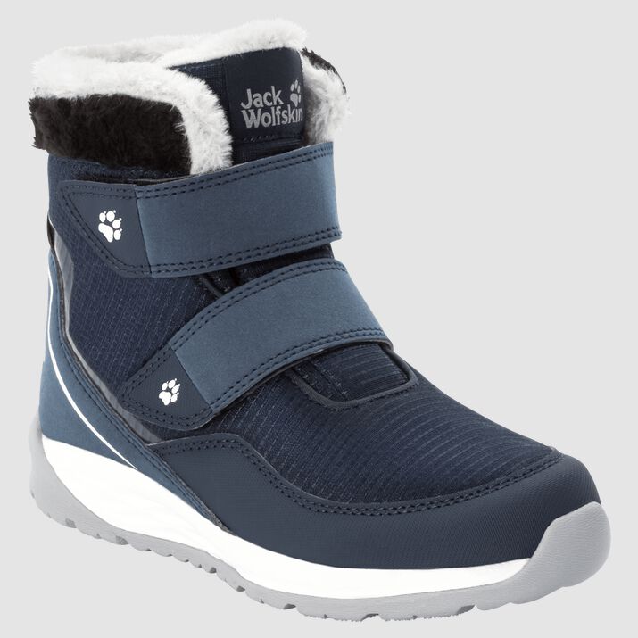 Botas Invierno Jack Wolfskin Polar Wolf Texapore Mid Vc Niños Azules Oscuro/Blancos Mexico-8127196